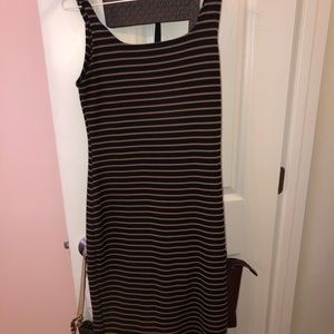 Fitted striped dress